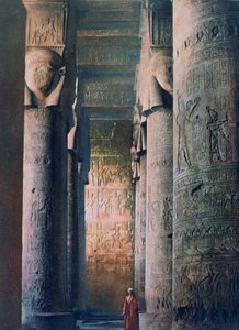 Velký sál, chrám Hathor, Dendera, Egypt, 20. století od Unbekannt