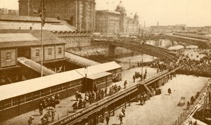 Velká plovoucí přistávací plocha v Liverpoolu, c1930. od Unbekannt