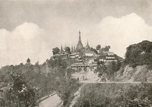 Velká pagoda, Moulmein, 1900. od Unbekannt