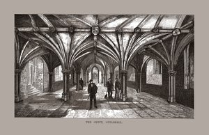 The Guild-Hall Crypt, 1886. od Unbekannt
