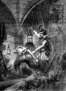 Spiklenci Gunpowder Plot při práci, c1902 od Unbekannt