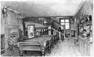 Síň v Silverbecku, c1880-1882 od Unbekannt