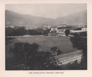 Kriketové hřiště v Hong Kongu, 1912. od Unbekannt