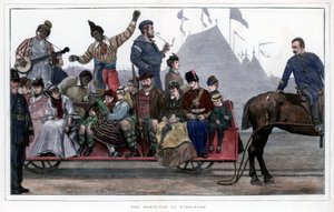 Koňské auto ve Wimbledonu, 1872 od Unbekannt