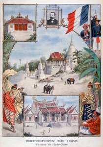 Indočínský pavilon na Světové výstavě v roce 1900, Paříž, 1900 od Unbekannt