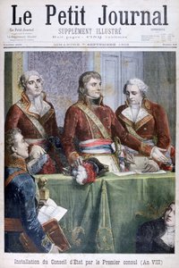 Instalace Státní rady prvním konzulem Napoleonem, 1799-1902 od Unbekannt
