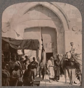 Jaffská brána se zavřela a ukazovala Needles Eye, Jerusalem, c1900 od Unbekannt