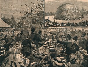 Jubilejní slavnost pro děti londýnských škol v Hyde Parku, 1887. od Unbekannt
