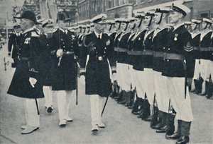 The King Opening The Navy Week v Portsmouthu, c1935, 1937. od Unbekannt