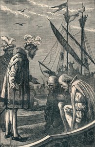 Král navštíví Vasco da Gama, 1904 od Unbekannt
