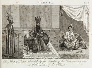 Král Persie, c 1810-1829 od Unbekannt