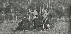 Král střílející nad Sandringhamskou rezervací, 1900, 1910. od Unbekannt