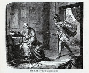 Poslední hodina Archiméda, 1882 od Unbekannt