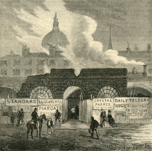 The Last Remains of the Fleet Prison, c1872. od Unbekannt