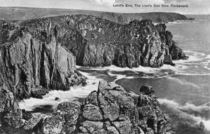 Lions Den z Pordenack, Lands End, Cornwall, počátek 20. století od Unbekannt