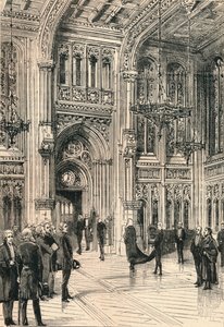 Lobby Dolní sněmovny, c1910 od Unbekannt