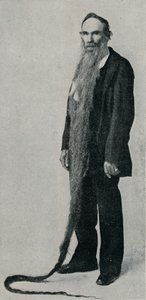 Nejdelší vousy na záznamu, 1896, 1910 od Unbekannt