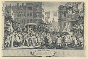 Show primátorů. Ze série Industry and Idleness, 1747, 1920 od Unbekannt