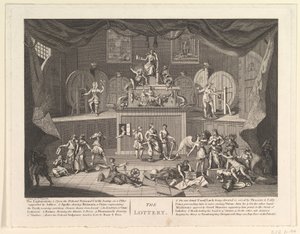 Loterie, [po roce 1724]. od Unbekannt