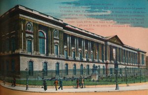 Kolonáda paláce Louvre, Paříž, c1920 od Unbekannt