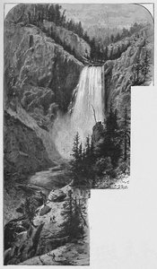 The Lower Falls, 1883 od Unbekannt