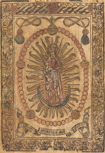 Madona s dítětem v růženci, c. 1490. od Unbekannt