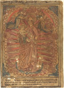 Madona s dítětem v růženci, c. 1490. od Unbekannt