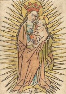 Madona s dítětem s hruškou, c. 14401460. od Unbekannt