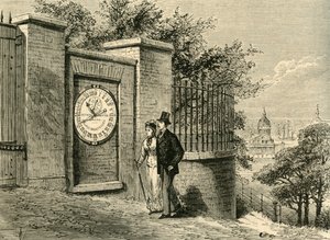 Magnetické hodiny, Greenwich Observatory, c1840, c1878. od Unbekannt