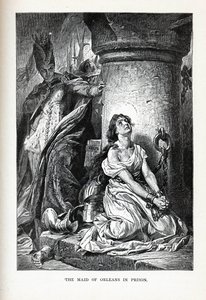 Panna Orleánská ve vězení, 1882 od Unbekannt