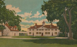 The Mansion and Court Yard, 1946 od Unbekannt