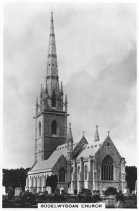 Mramorový kostel St Margarets Church, Bodelwyddan, severní Wales, 1936 od Unbekannt