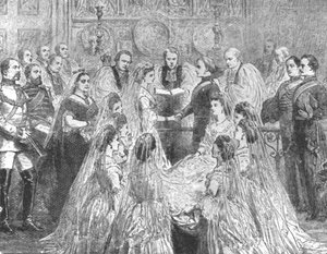Svatba princezny Louise s markýzem z Lorne...1871, 1901. od Unbekannt
