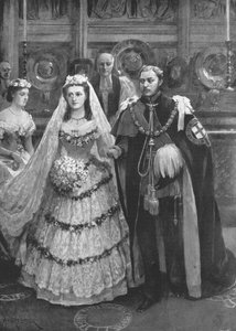 Manželství prince z Walesu s princeznou Alexandrou Dánskou..., Windsor, 1863, 1901. od Unbekannt