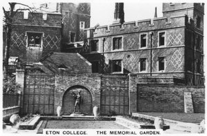 The Memorial Garden Eton College, 1936 od Unbekannt