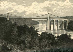 Visutý most Menai, 1898. od Unbekannt
