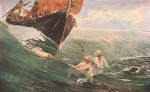 The Mermaids Rock, 1894, c1902. od Unbekannt