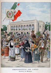 Mexický pavilon na Světové výstavě v roce 1900, Paříž, 1900 od Unbekannt