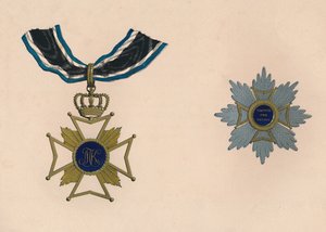 Vojenský řád Maxe Josepha, c19. století od Unbekannt