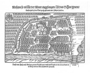 Mapa Moskvy z nádherných dějin Moscouiter od Sigmunda von Herberstein, 1567 od Unbekannt