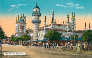Mešita Rangún, c1888 od Unbekannt