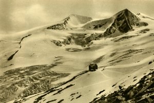 Neue Prager Hütte, hora Grossvenediger, Tyrolsko, Rakousko, c1935. od Unbekannt