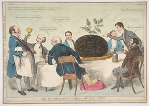 The New Parliament Pudding nebo John Bulls Treat, ca. 1832. od Unbekannt