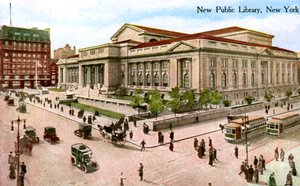 The New Public Library, New York, USA, 1910 od Unbekannt