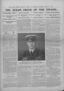 Ocean Grave of the Titanic a fotografie Jacka Phillipse, 20. dubna 1912. od Unbekannt