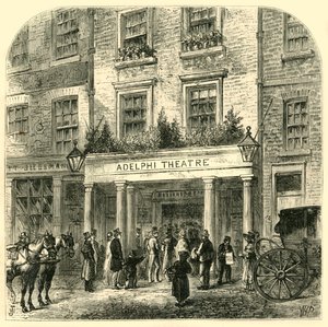 Staré divadlo Adelphi, 1881. od Unbekannt