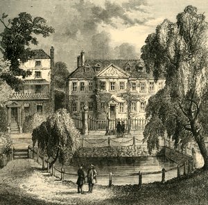 The Old House on the Green, c1878. od Unbekannt