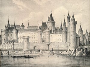 Starý Louvre v roce 1670, 1915 od Unbekannt