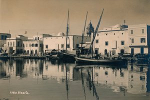 Starý přístav Bizerta, Tunisko, 1936 od Unbekannt