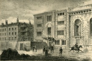 The Old Post Office, v Lombard Street, asi 1800, c1872. od Unbekannt